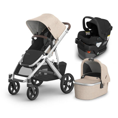 UPPAbaby Vista V3 From Birth Complete Travel System (Stroller + Mesa V3 Infant Car Seat + Bassinet V3)
