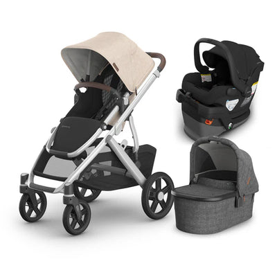 UPPAbaby Vista V3 From Birth Complete Travel System (Stroller + Mesa V3 Infant Car Seat + Bassinet V3)