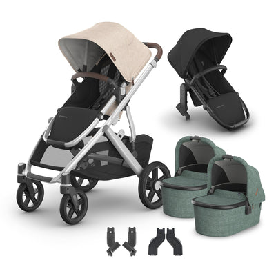 UPPAbaby Vista V3 + Bassinets Twin Bundle
