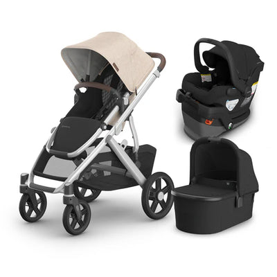 UPPAbaby Vista V3 From Birth Complete Travel System (Stroller + Mesa V3 Infant Car Seat + Bassinet V3)