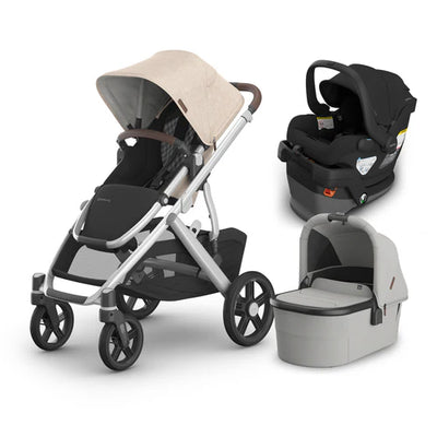 UPPAbaby Vista V3 From Birth Complete Travel System (Stroller + Mesa V3 Infant Car Seat + Bassinet V3)