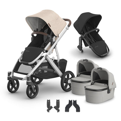 UPPAbaby Vista V3 + Bassinets Twin Bundle