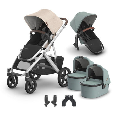 UPPAbaby Vista V3 + Bassinets Twin Bundle