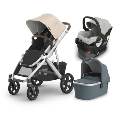 UPPAbaby Vista V3 From Birth Complete Travel System (Stroller + Mesa V3 Infant Car Seat + Bassinet V3)