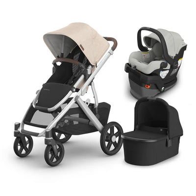 UPPAbaby Vista V3 From Birth Complete Travel System (Stroller + Mesa V3 Infant Car Seat + Bassinet V3)