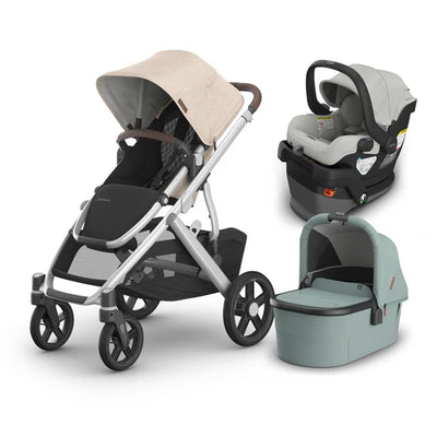 UPPAbaby Vista V3 From Birth Complete Travel System (Stroller + Mesa V3 Infant Car Seat + Bassinet V3)