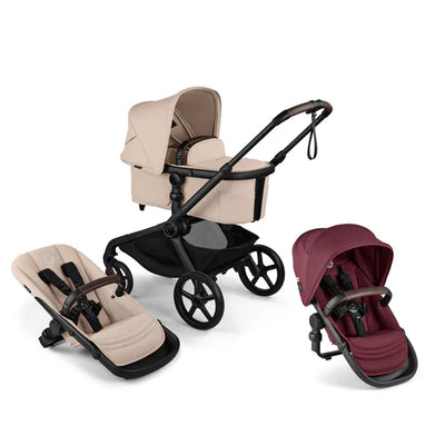 Bugaboo Kangaroo Complete Stroller + Bugaboo Kangaroo Sibling Seat Twin Bundle