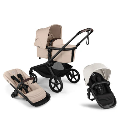 Bugaboo Kangaroo Complete Stroller + Bugaboo Kangaroo Sibling Seat Twin Bundle