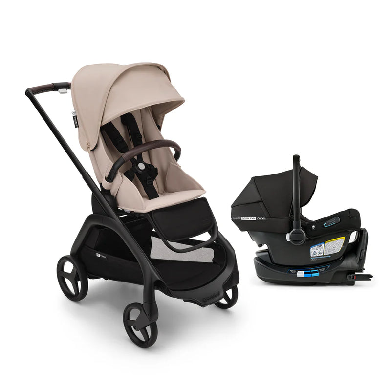 bugaboo dragonfly taupe Bugaboo Dragonfly Seat Complete Stroller + Turtle Air Shield By Nuna C