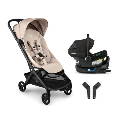 Bugaboo Butterfly 2 Stroller + Turtle Air Shield By Nuna Car Seat Travel System