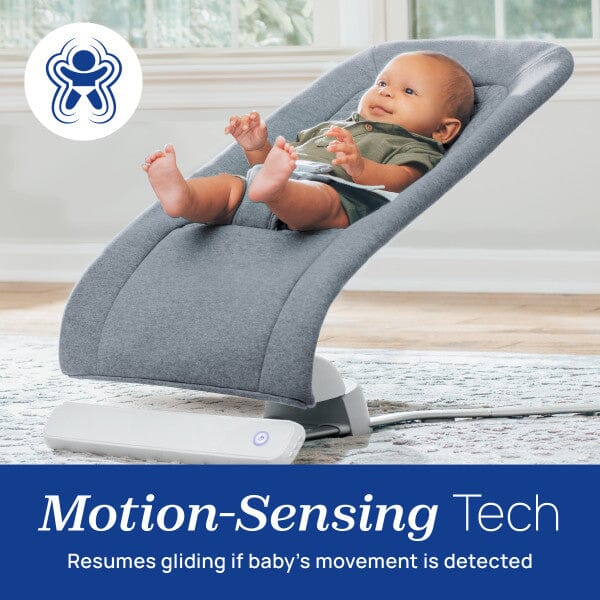 Chicco E-Motion Auto-Glider & Bouncer - Grey- Strolleria