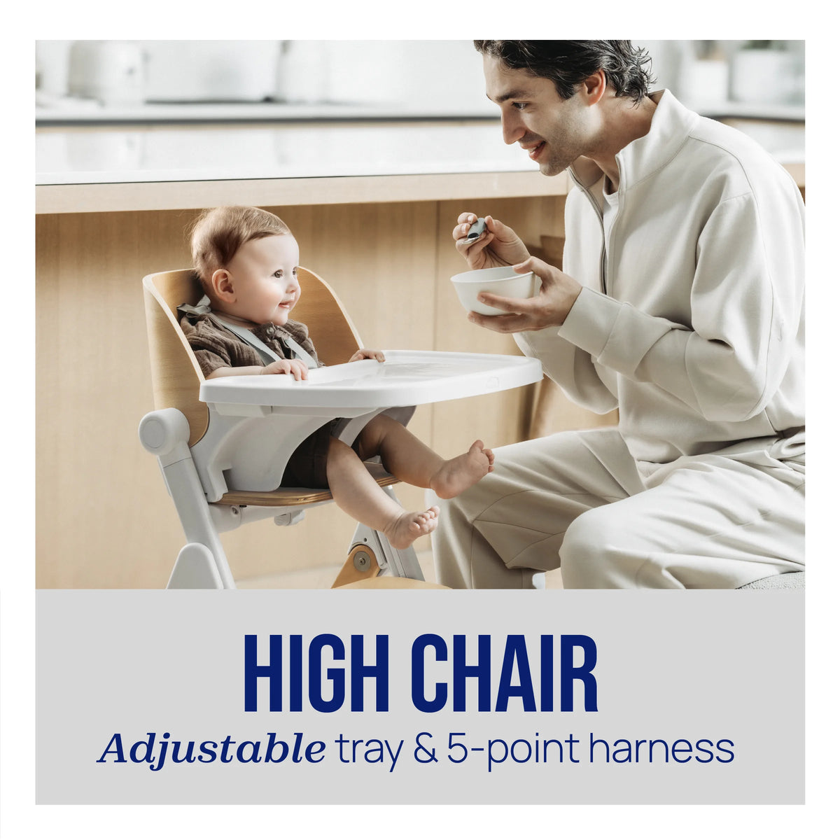 Chicco Wonder 4-in-1 Folding High Chair- Strolleria