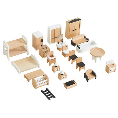 Wonder & Wise Dollhouse & 24-Piece Furniture Set