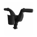 Black Doona Liki Cup Holder - Side View Mounted | Strolleria