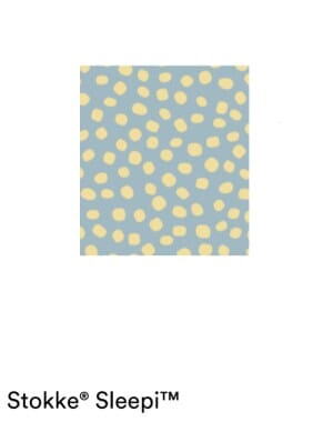 Stokke® Sleepi™ Bed Fitted Sheet - Dots Sage