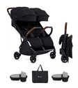Silver Cross Jet Double Stroller Accessory Bundle - Black - Bambi Baby