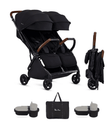 Silver Cross Jet Double Stroller Accessory Bundle - Black - Bambi Baby