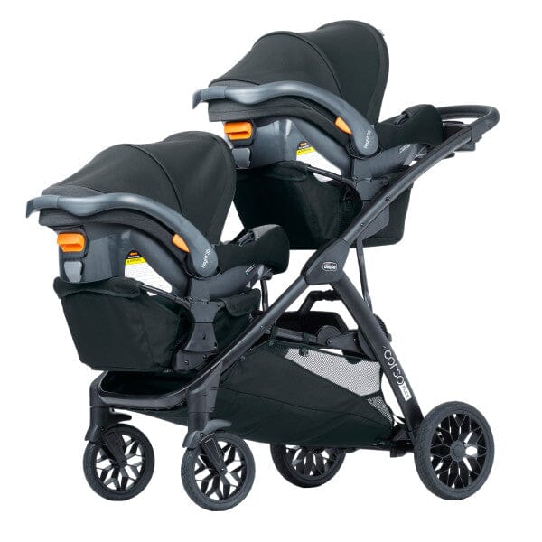 Chicco Corso Flex Infant Car Seat Adapter/Basket - Black- Strolleria