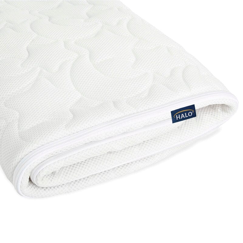 Halo DreamWeave Breathable Crib Cover - White- Strolleria