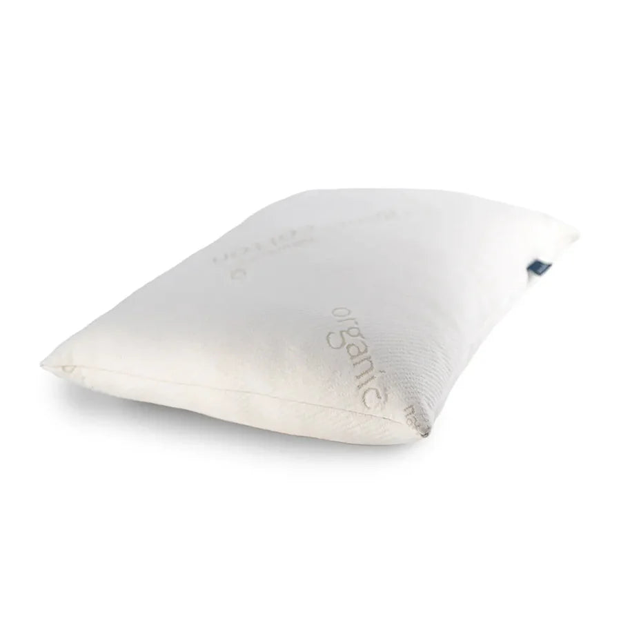Naturepedic Standard Low-Fill PLA Pillow with Cotton Fabric in Natural- Strolleria