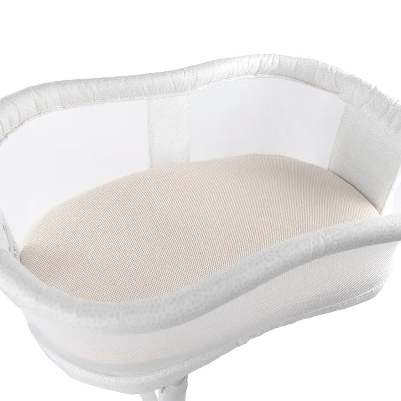 Naturepedic Bassinet Pad with Breathable Cover for Halo - Natural- Strolleria