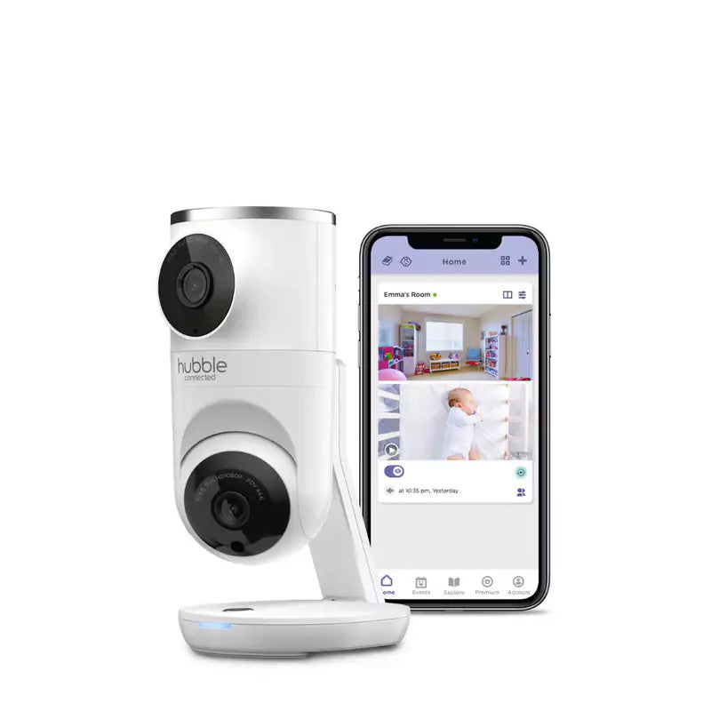 Hubble Connected Nursery Pal Dual Vision Cam- Strolleria