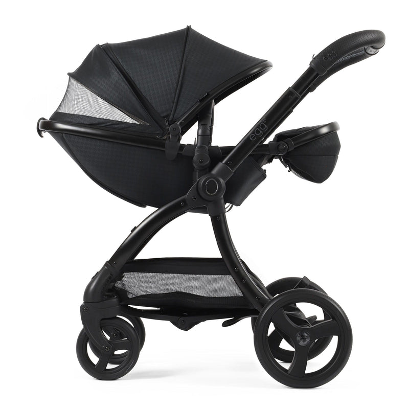 egg3 Stroller - Houndstooth Black