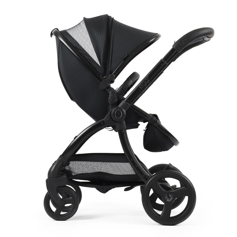 egg3 Stroller - Houndstooth Black