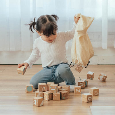 Wonder and Wise Keepsake Etched Baby Blocks