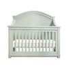 Sage Green Wood appleseed Rowan Archtop Convertible Crib - Front View | Strolleria