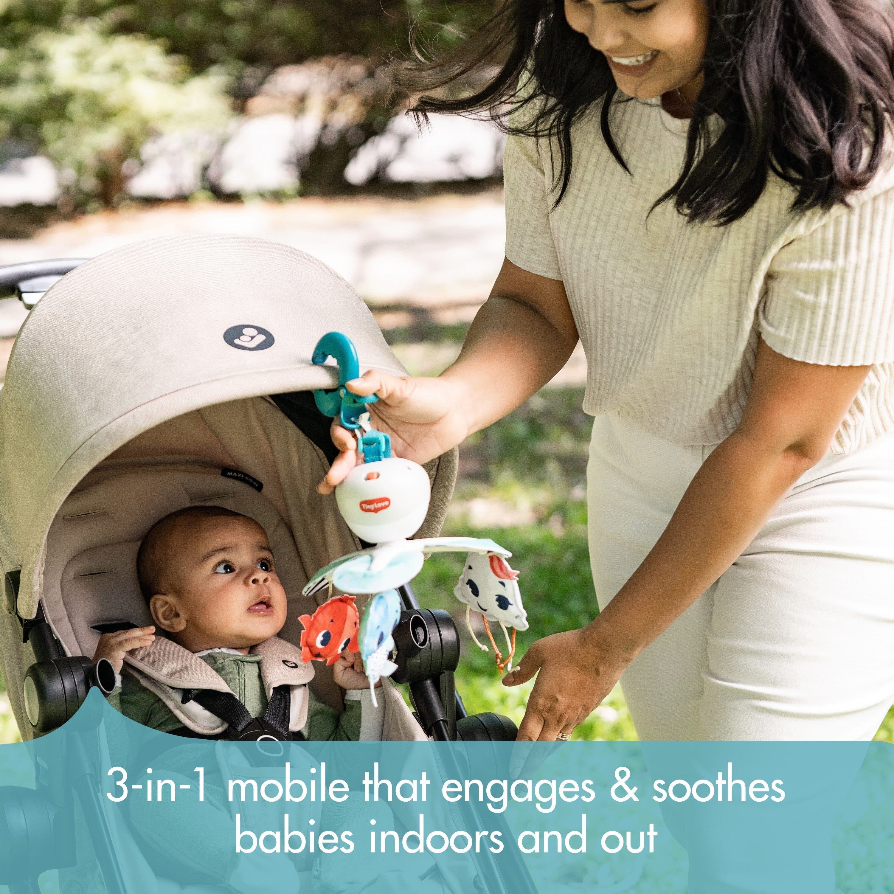 Tiny Love Treasure the Ocean 3-in-1 Take Along Mobile- Strolleria