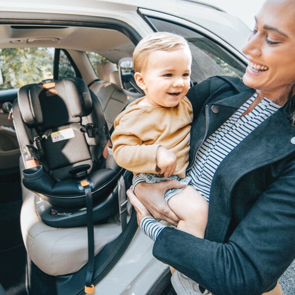 Chicco Fit360 Zip ClearTex Rotating Convertible Car Seat - Jet- Strolleria
