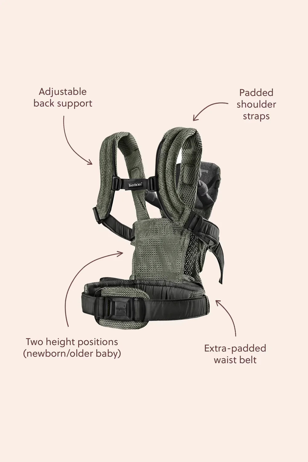 BabyBjorn Baby Carrier Harmony- Strolleria