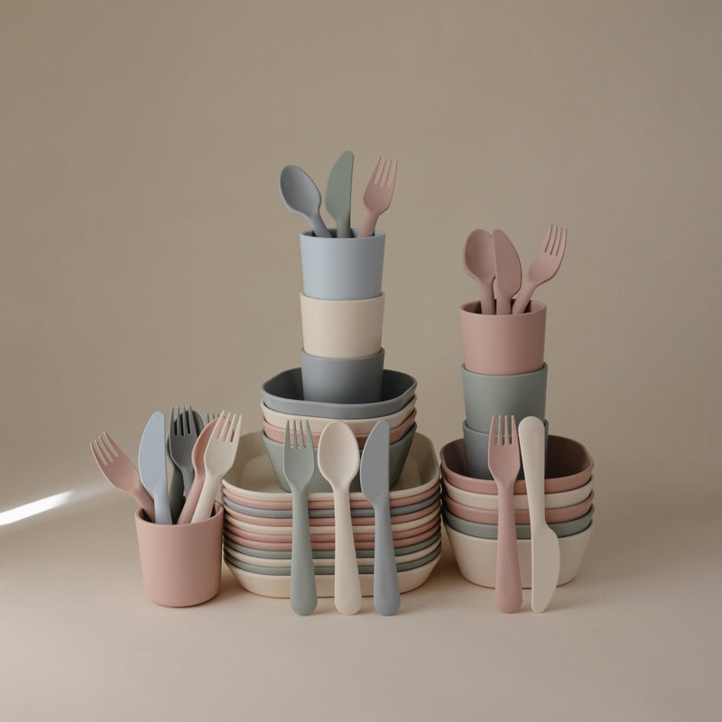 Mushie Dinnerware Cutlery Set