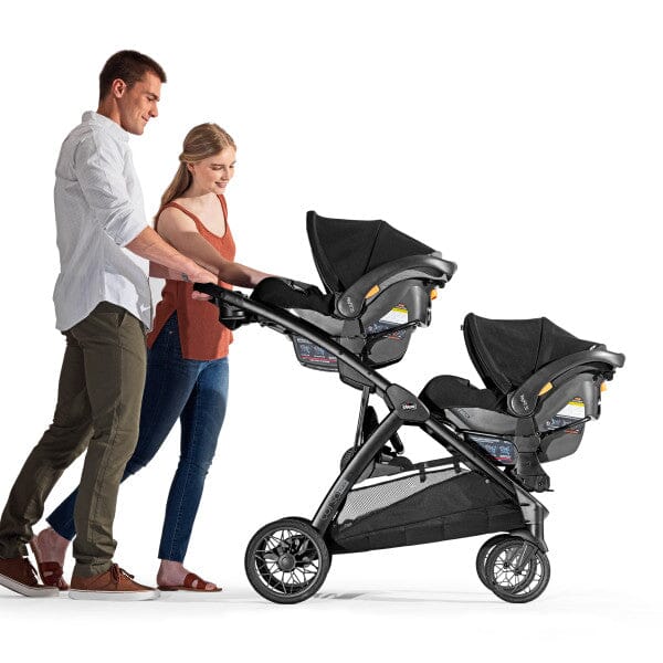 Chicco Corso Flex Infant Car Seat Adapter/Basket - Black- Strolleria