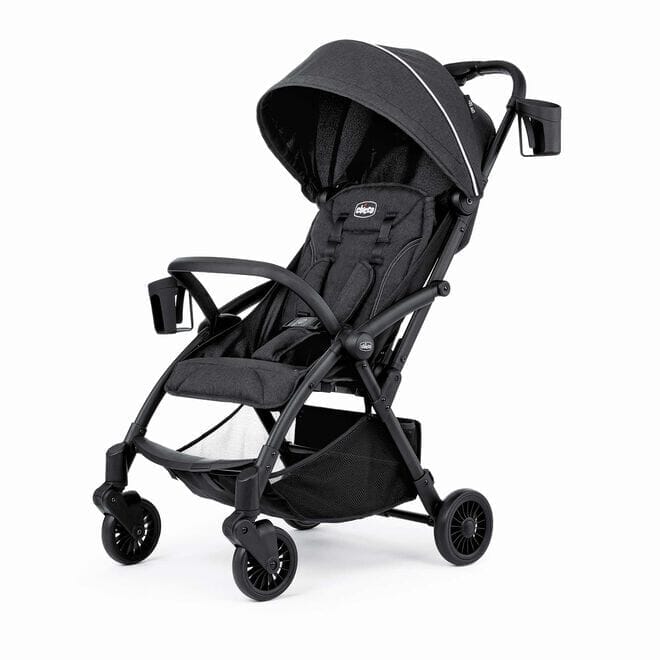 Chicco Presto Self-Folding Compact Stroller - Graphite- Strolleria