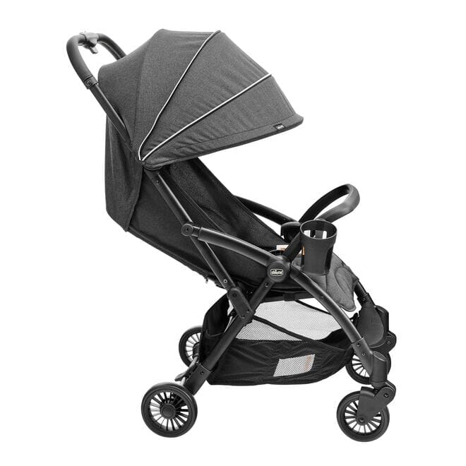 Chicco Presto Self-Folding Compact Stroller - Graphite- Strolleria
