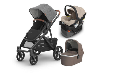 UPPAbaby Vista V3 From Birth Complete Travel System (Stroller + Mesa V3 Infant Car Seat + Bassinet V3)