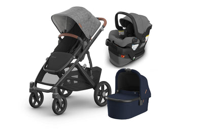 UPPAbaby Vista V3 From Birth Complete Travel System (Stroller + Mesa V3 Infant Car Seat + Bassinet V3)
