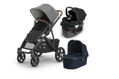 UPPAbaby Vista V3 From Birth Complete Travel System (Stroller + Mesa V3 Infant Car Seat + Bassinet V3)