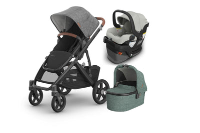 UPPAbaby Vista V3 From Birth Complete Travel System (Stroller + Mesa V3 Infant Car Seat + Bassinet V3)