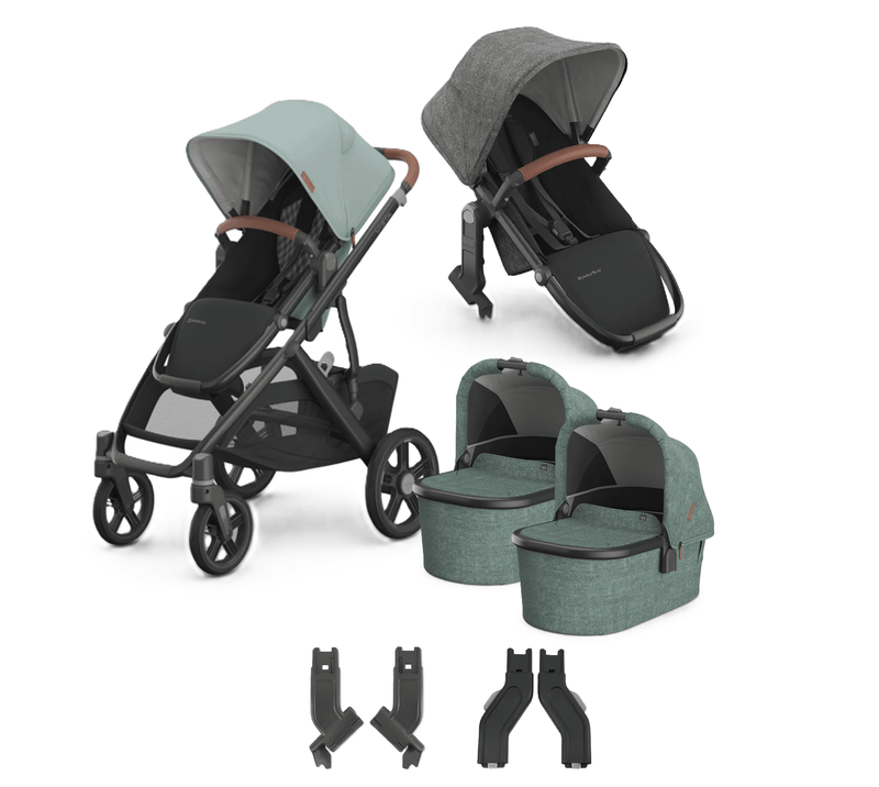 UPPAbaby Vista V3 + Bassinets Twin Bundle