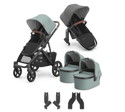 UPPAbaby Vista V3 + Bassinets Twin Bundle