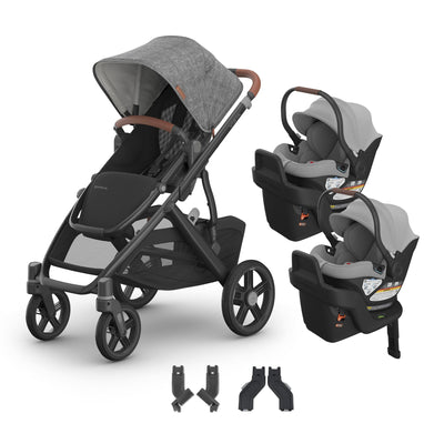 UPPAbaby Vista V3 + Aria Twin Travel System