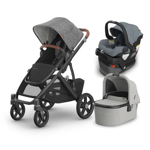 UPPAbaby Vista V3 From Birth Complete Travel System (Stroller + Mesa V3 Infant Car Seat + Bassinet V3)