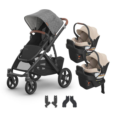 UPPAbaby Vista V3 + Aria Twin Travel System