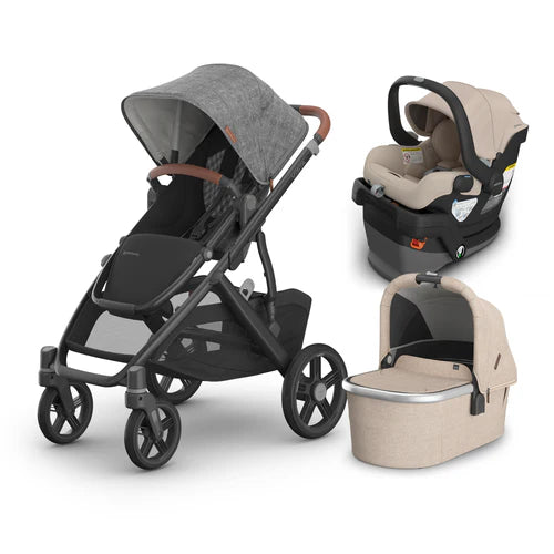 UPPAbaby Vista V3 From Birth Complete Travel System (Stroller + Mesa V3 Infant Car Seat + Bassinet V3)