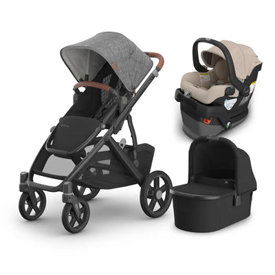 UPPAbaby Vista V3 From Birth Complete Travel System (Stroller + Mesa V3 Infant Car Seat + Bassinet V3)