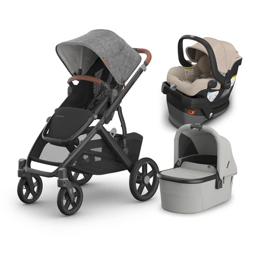 UPPAbaby Vista V3 From Birth Complete Travel System (Stroller + Mesa V3 Infant Car Seat + Bassinet V3)