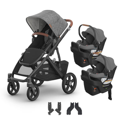 UPPAbaby Vista V3 + Aria Twin Travel System